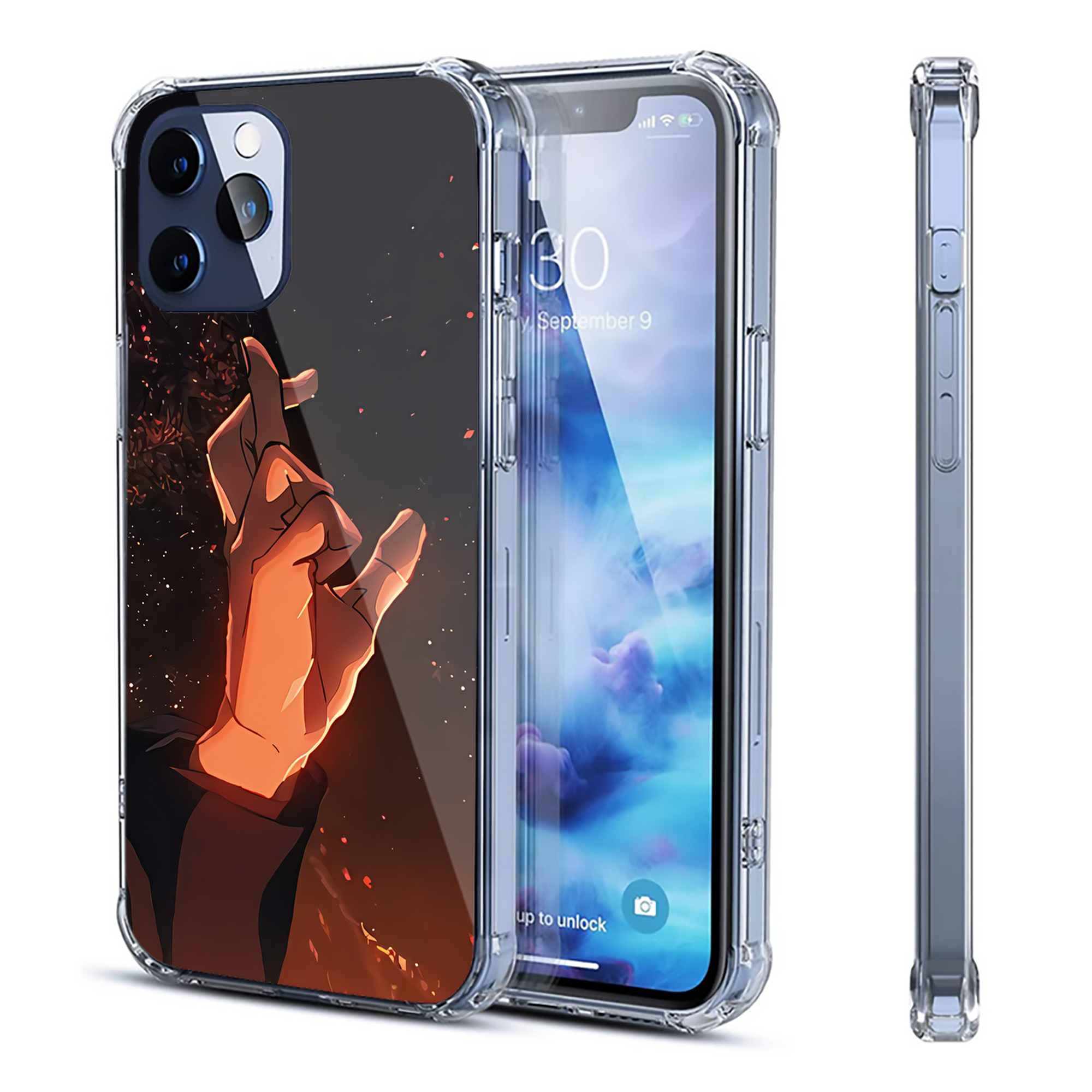 （画像用） SPY×FAMILY间谍家家酒 【iPhone 12シリーズ対応】透明スマホケース（クリアソフトケース）